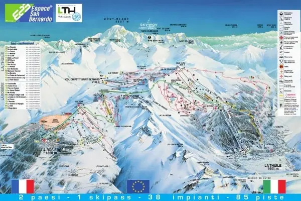 La-Thuile-San-Bernardo-pistkarta
